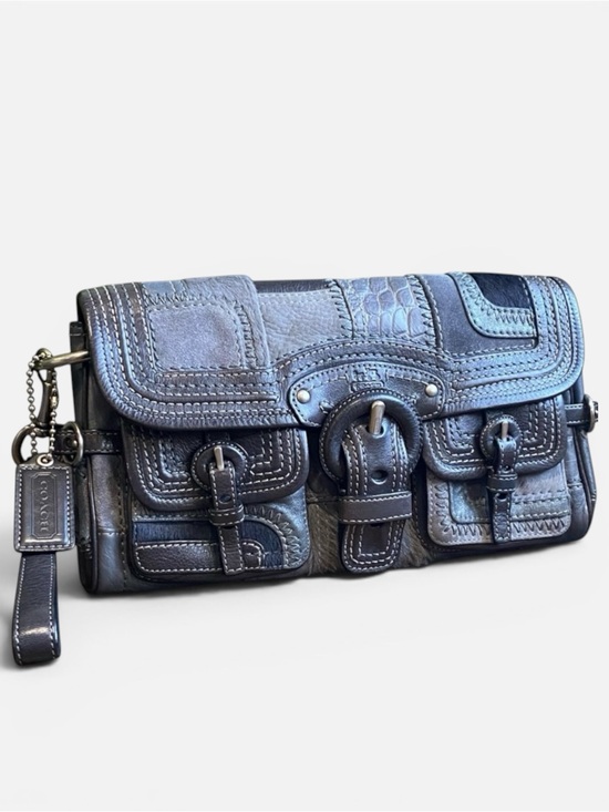 Coach Handbags - Coach Legacy Limited Edition Garcia Pieced Leather XL Clutch